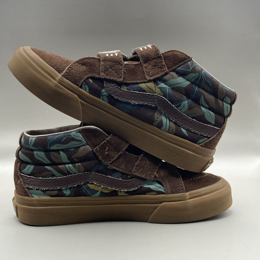 Vans Sk8-Mid Sloth Strap Shoes Kids Boys Size 1.5 - Picture 5 of 8